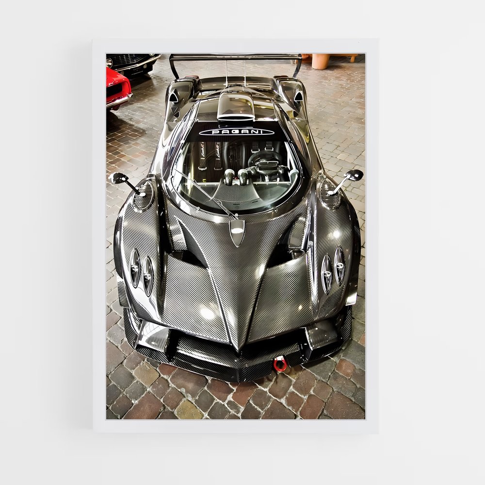 Poster Zonda Silver Dream – affiche Pagani (vue 3)